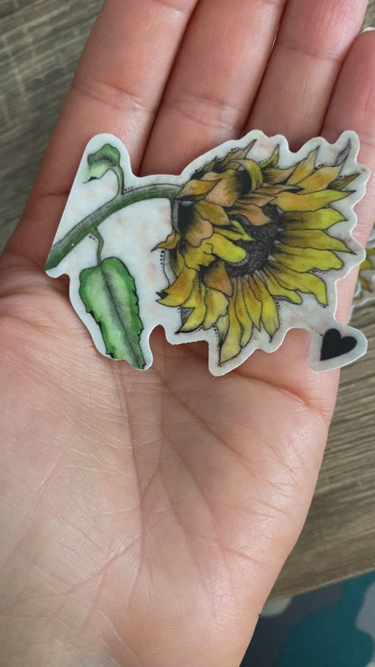 Sunflower Sticker