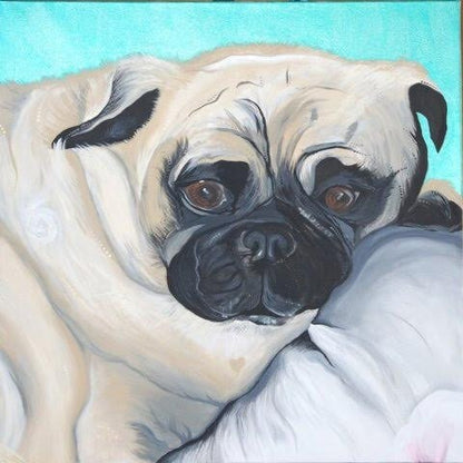 Custom Pet Portraits - Original Artwork by Amy Watt