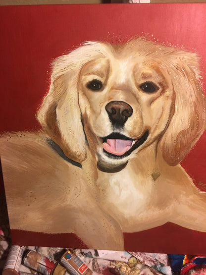 Custom Pet Portraits - Original Artwork by Amy Watt