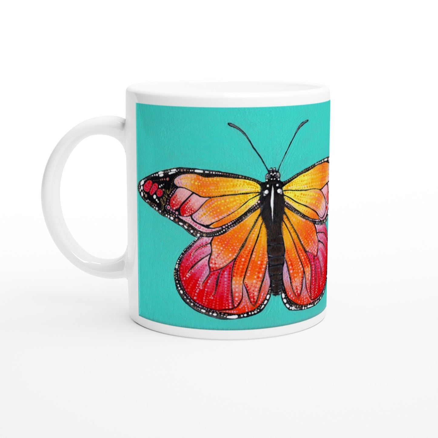 Amy's Butterfly art on a Mug! - 11oz Ceramic Mug