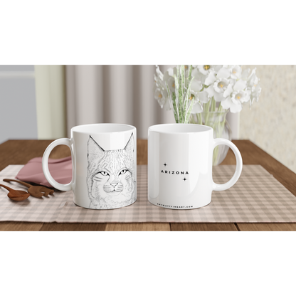 Arizona Bobcat - White 11oz Ceramic Mug