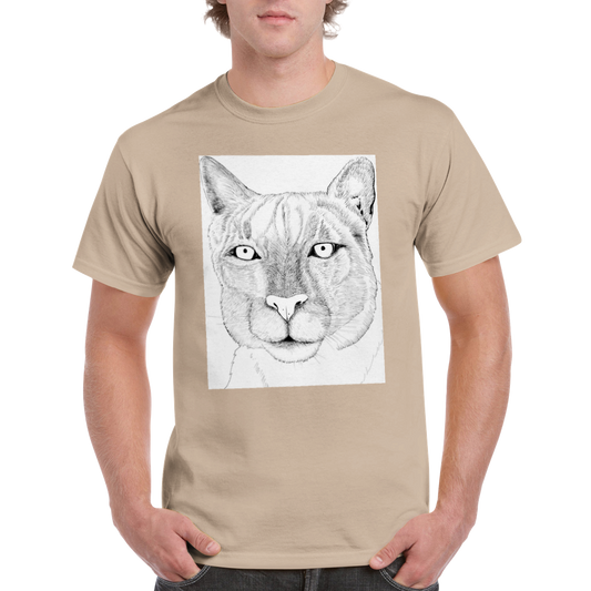 Arizona Mountain Lion - Heavyweight Unisex Crewneck T-shirt