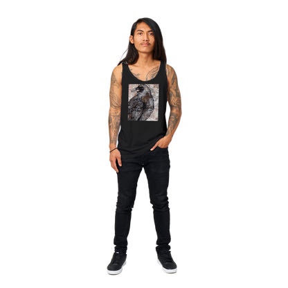 Raven on Stone - Premium Unisex Tank Top