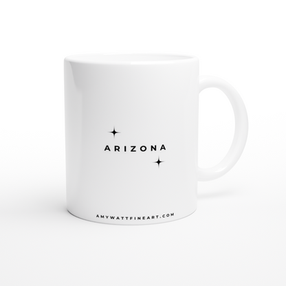 Arizona Coyote Mug - White 11oz Ceramic Mug