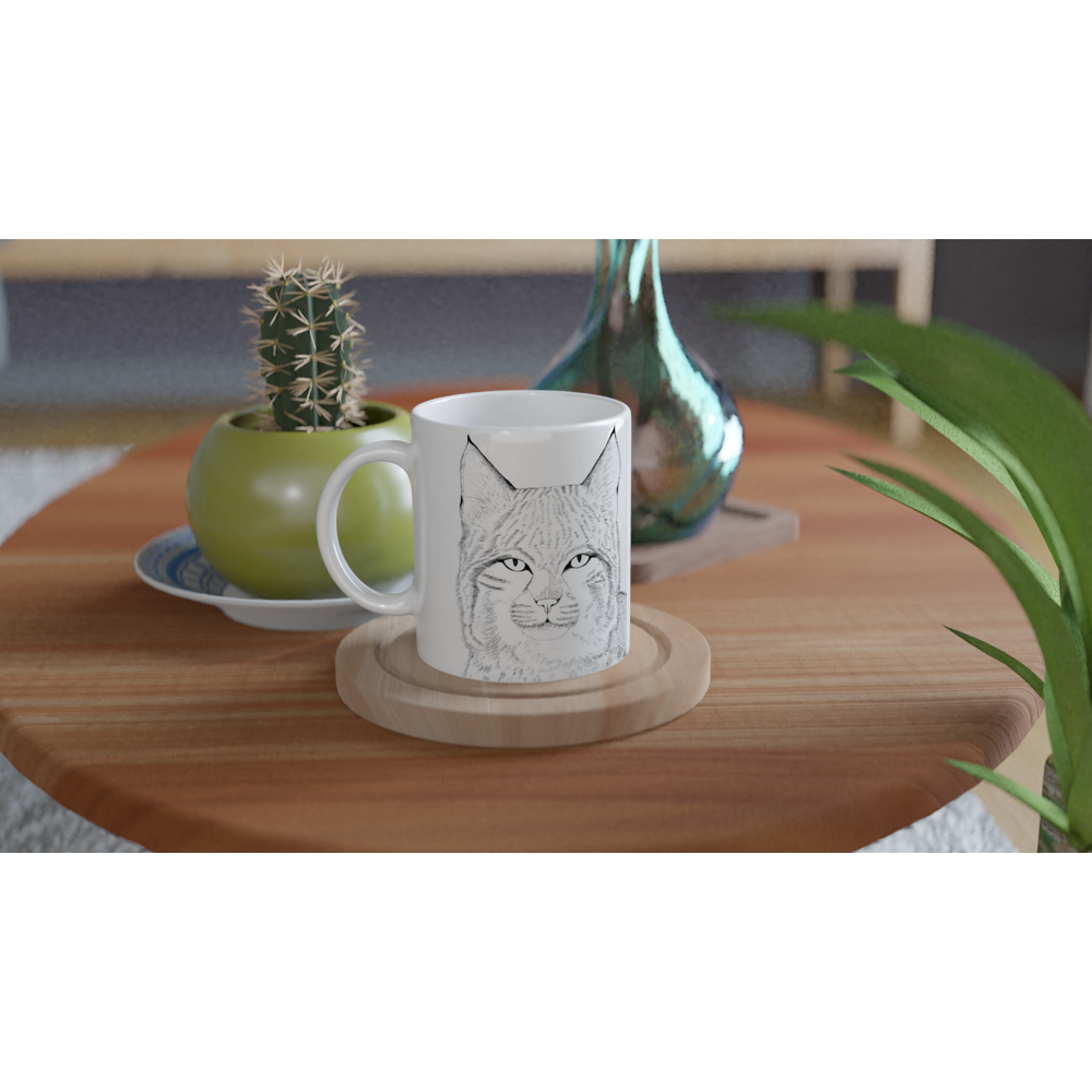 Arizona Bobcat - White 11oz Ceramic Mug