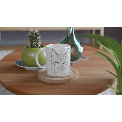 Arizona Bobcat - White 11oz Ceramic Mug