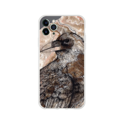 Raven on Stone - Flexi case