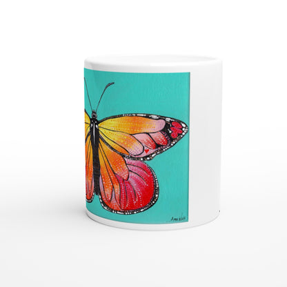 Amy's Butterfly art on a Mug! - 11oz Ceramic Mug