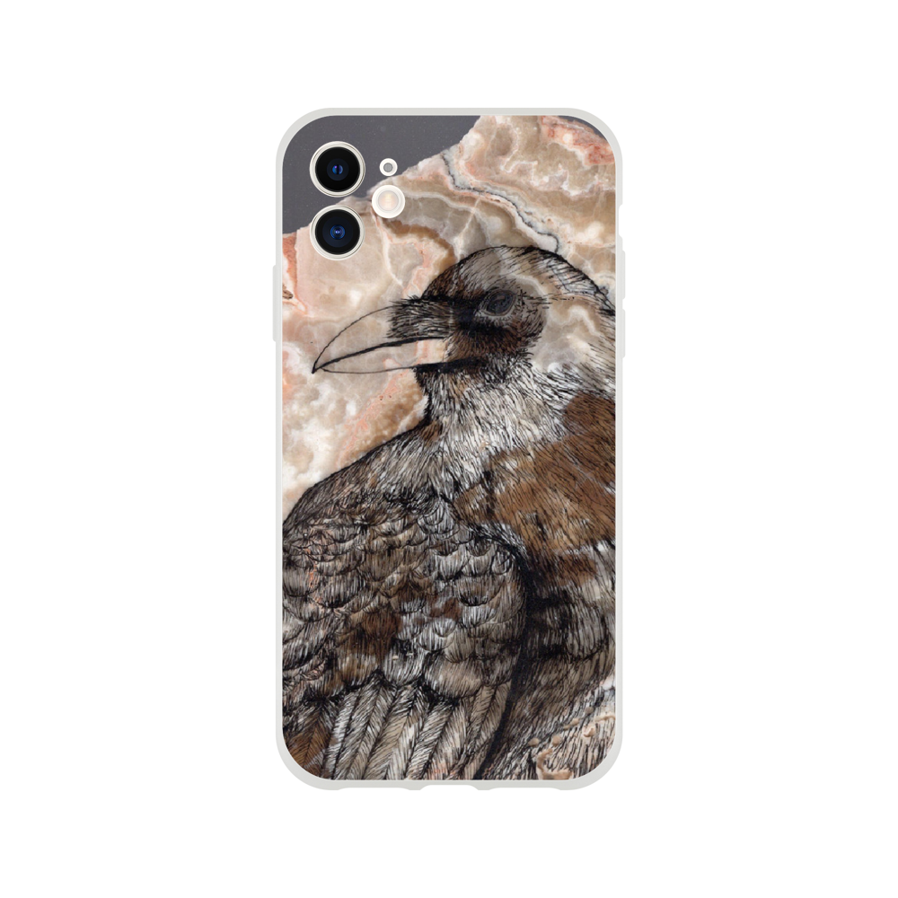 Raven on Stone - Flexi case