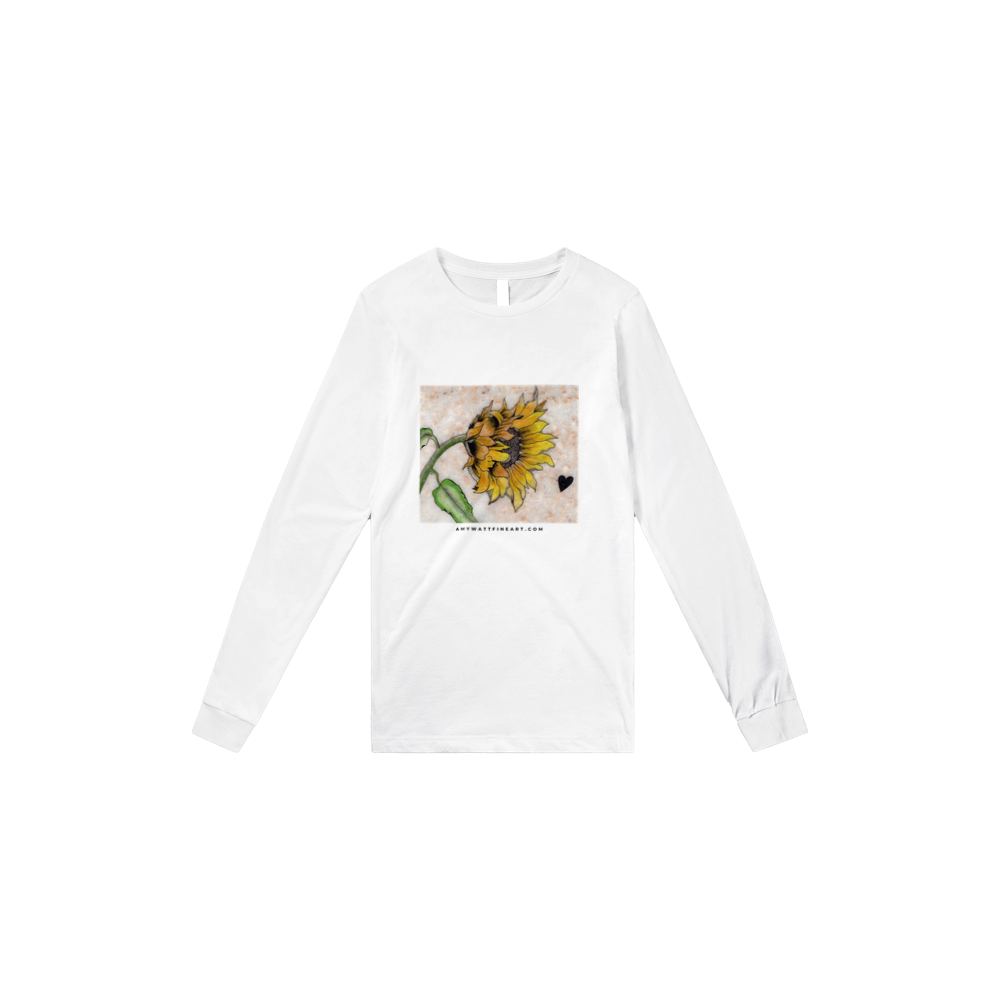 Sunflower on Stone - Premium Unisex Longsleeve T-shirt