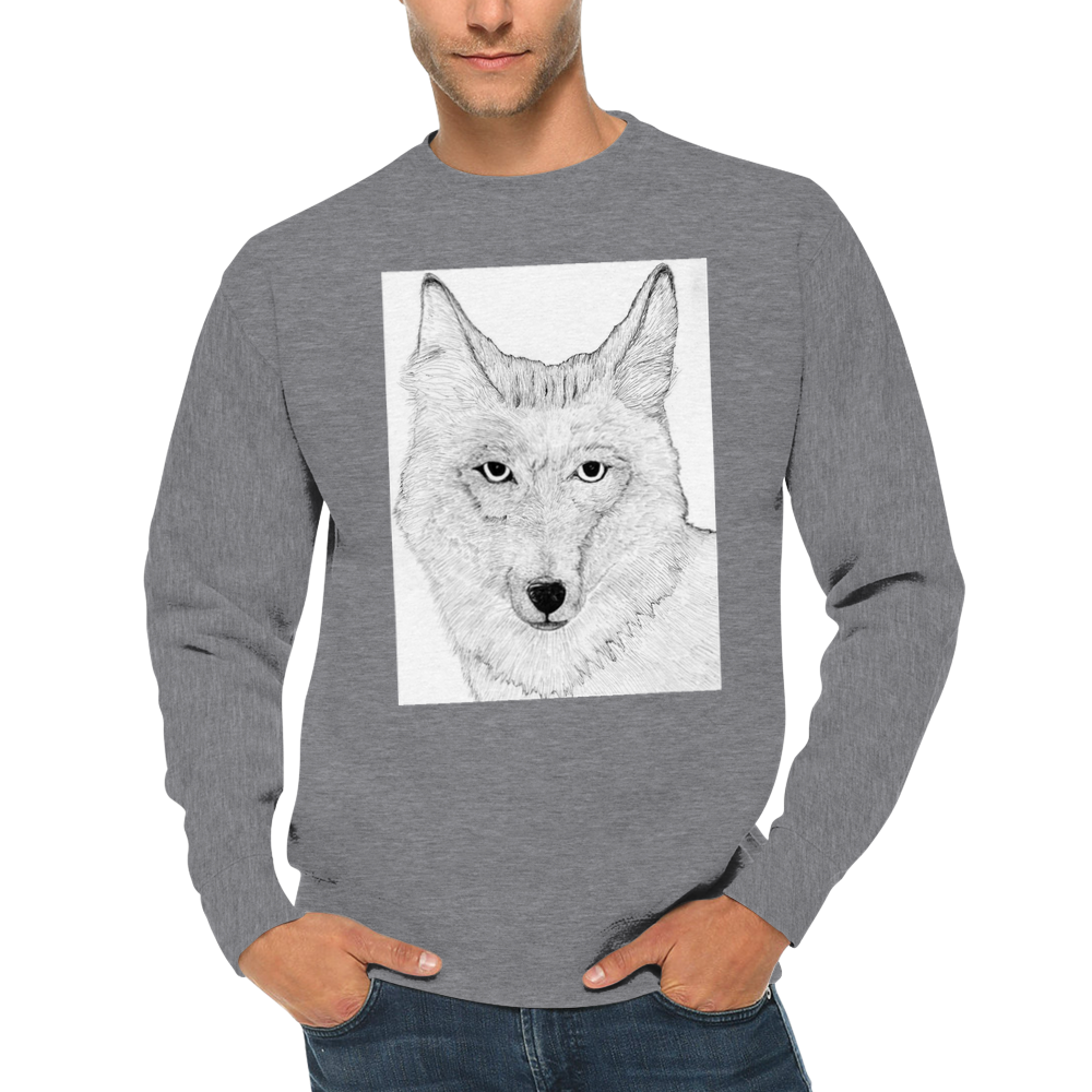 Coyote Sweatshirt - Premium Unisex Crewneck Sweatshirt