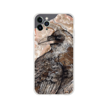 Raven on Stone - Flexi case