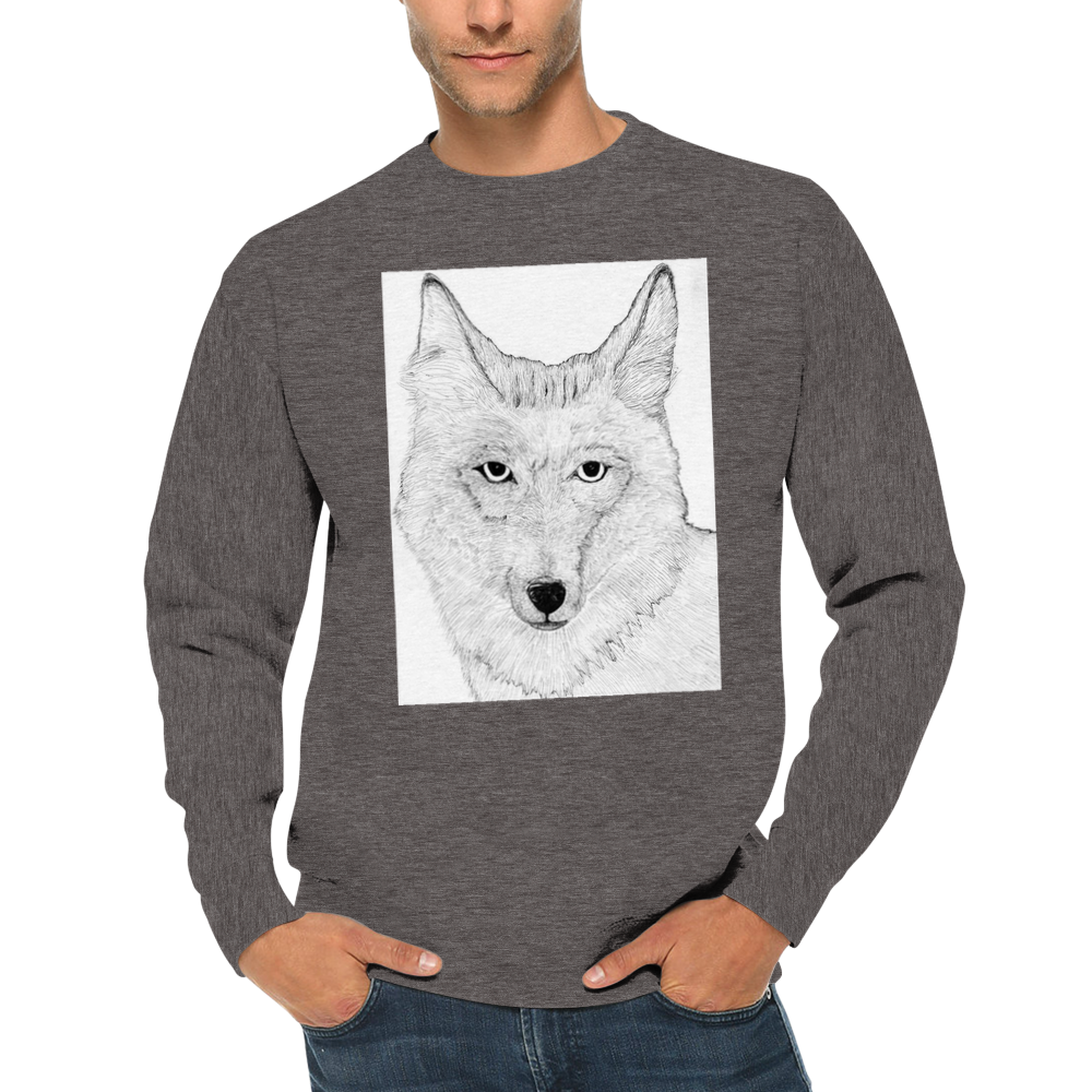 Coyote Sweatshirt - Premium Unisex Crewneck Sweatshirt