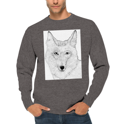 Coyote Sweatshirt - Premium Unisex Crewneck Sweatshirt