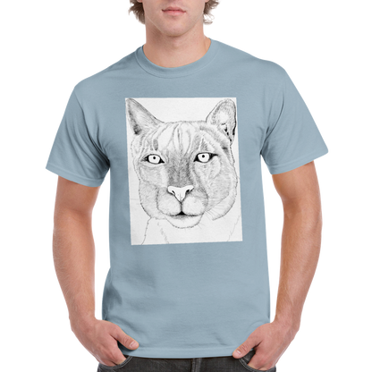 Arizona Mountain Lion - Heavyweight Unisex Crewneck T-shirt