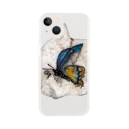 Butterfly Clear Case - Original Artwork by Amy Watt