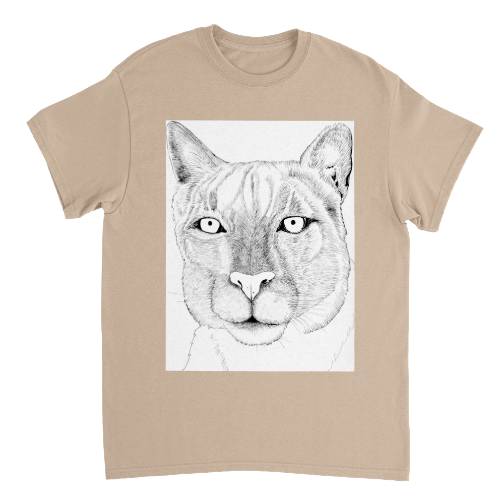 Arizona Mountain Lion - Heavyweight Unisex Crewneck T-shirt