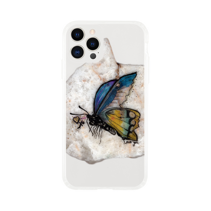 Butterfly Clear Case - Original Artwork by Amy Watt