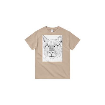 Arizona Mountain Lion - Heavyweight Unisex Crewneck T-shirt