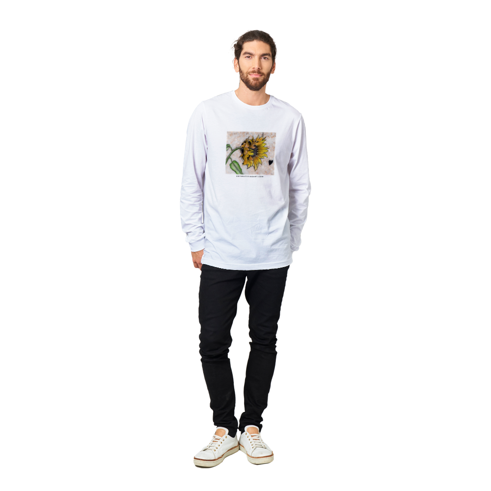 Sunflower on Stone - Premium Unisex Longsleeve T-shirt