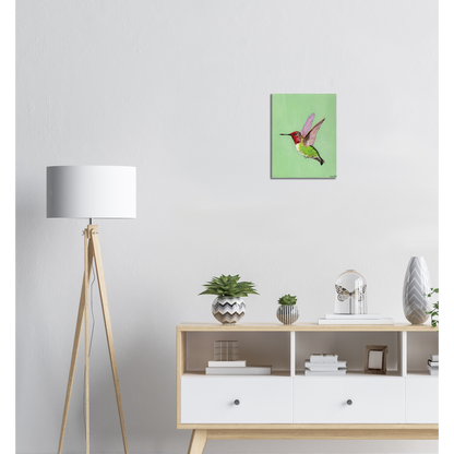 Hummingbird Canvas Print - Original Artwork by Amy Watt