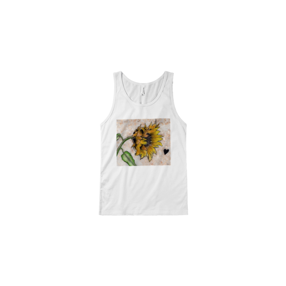 Sunflower on Stone - Premium Unisex Tank Top