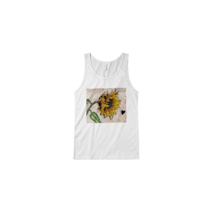 Sunflower on Stone - Premium Unisex Tank Top