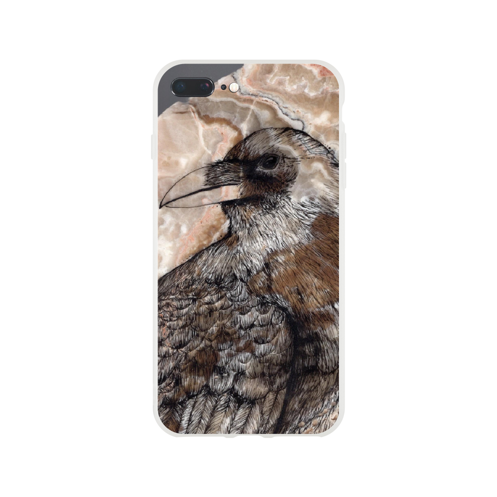 Raven on Stone - Flexi case