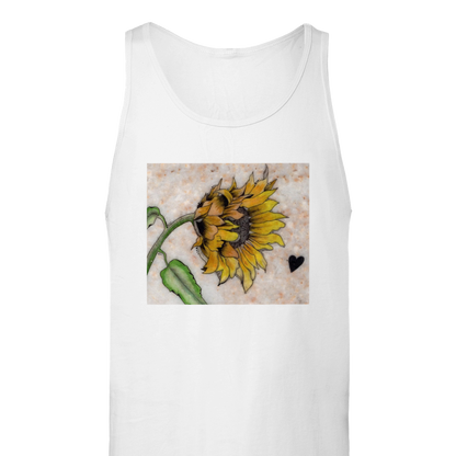 Sunflower on Stone - Premium Unisex Tank Top