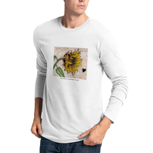 Sunflower on Stone - Premium Unisex Longsleeve T-shirt