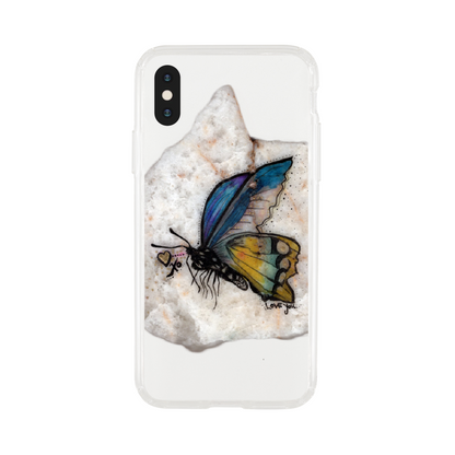 Butterfly Clear Case - Original Artwork by Amy Watt