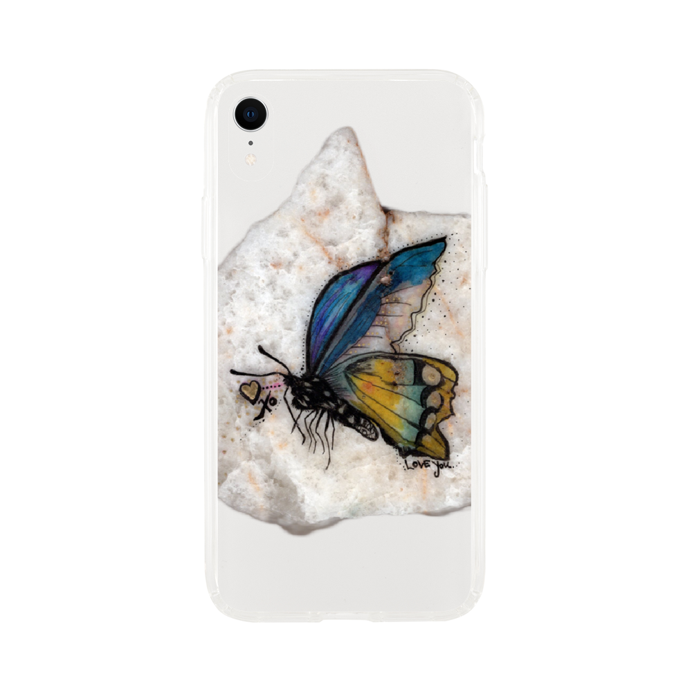 Butterfly Clear Case - Original Artwork by Amy Watt