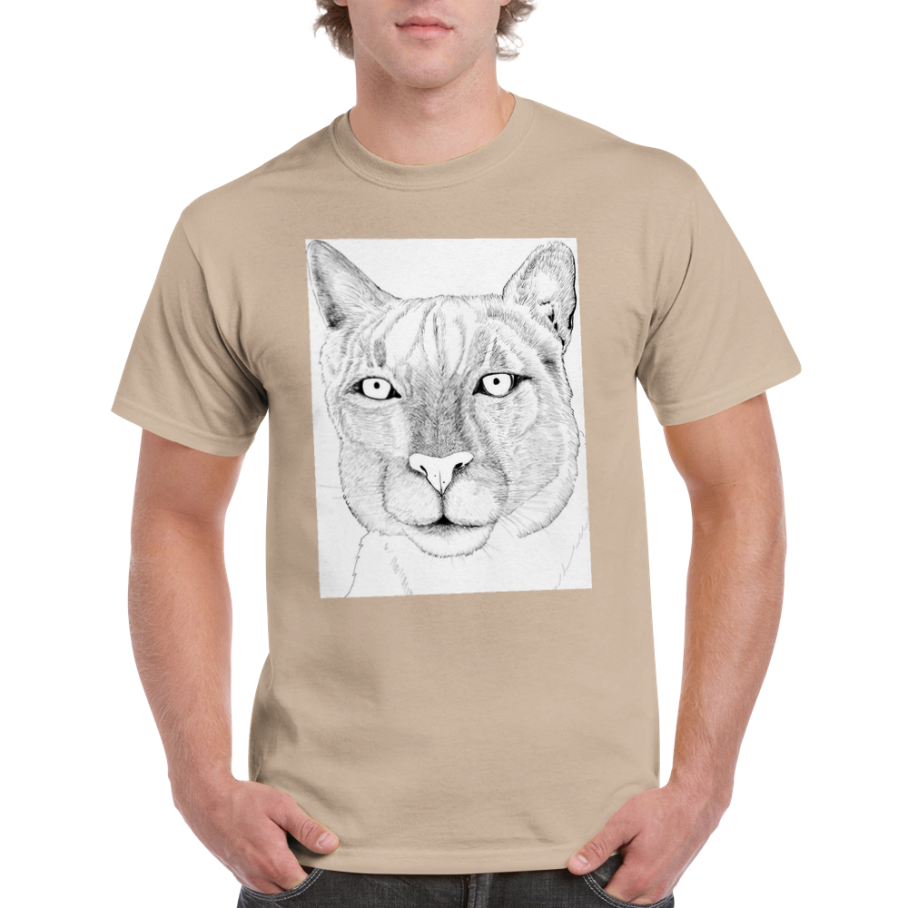 Arizona Mountain Lion - Heavyweight Unisex Crewneck T-shirt