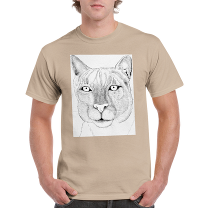 Arizona Mountain Lion - Heavyweight Unisex Crewneck T-shirt