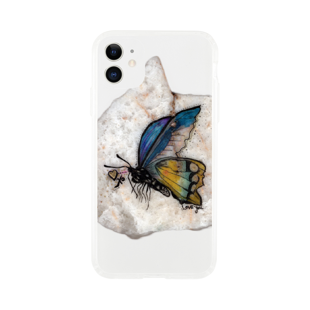 Butterfly Clear Case - Original Artwork by Amy Watt