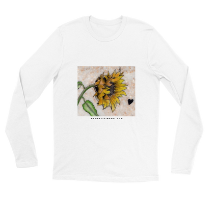 Sunflower on Stone - Premium Unisex Longsleeve T-shirt