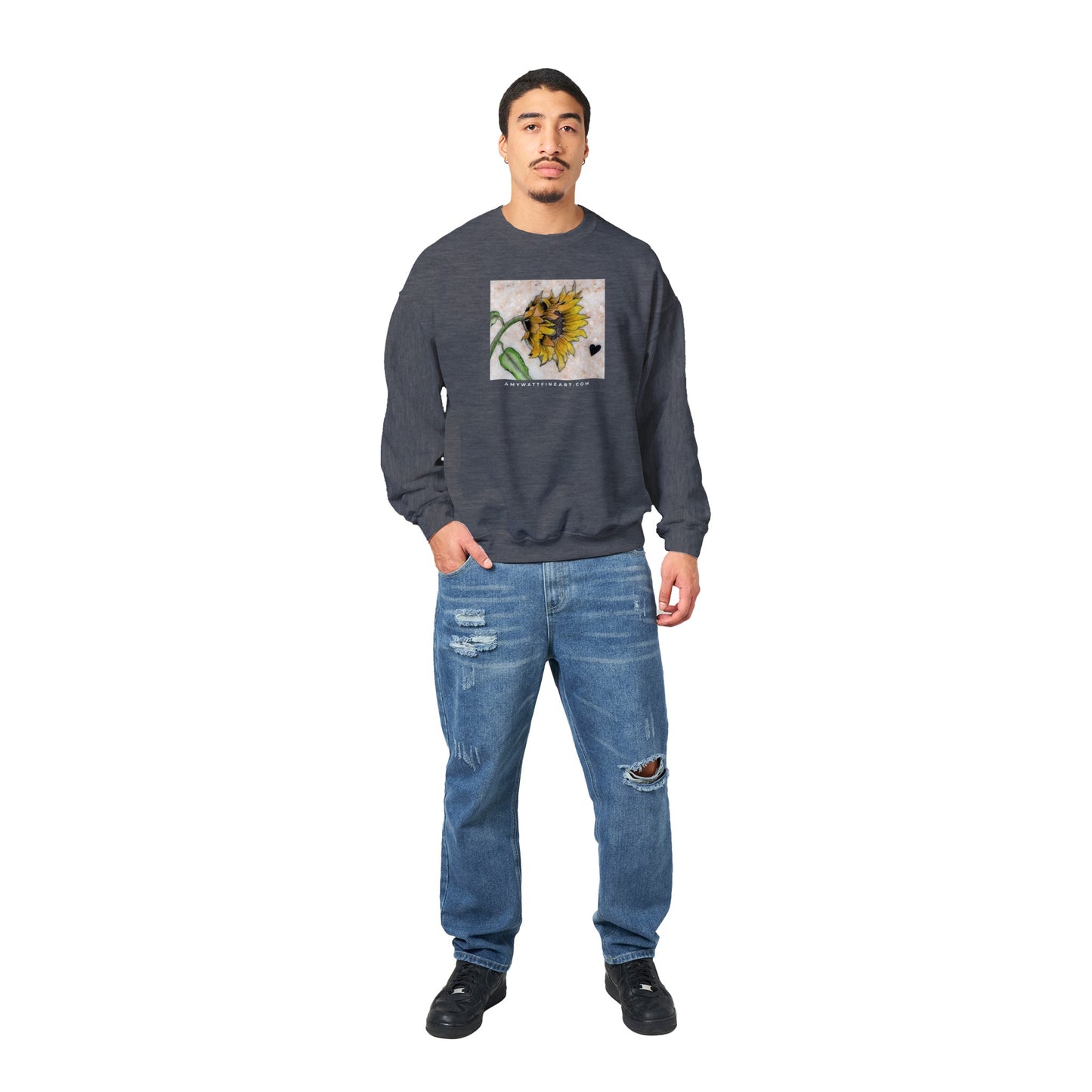 Sunflower Sweatshirt - Classic Unisex Crewneck Sweatshirt