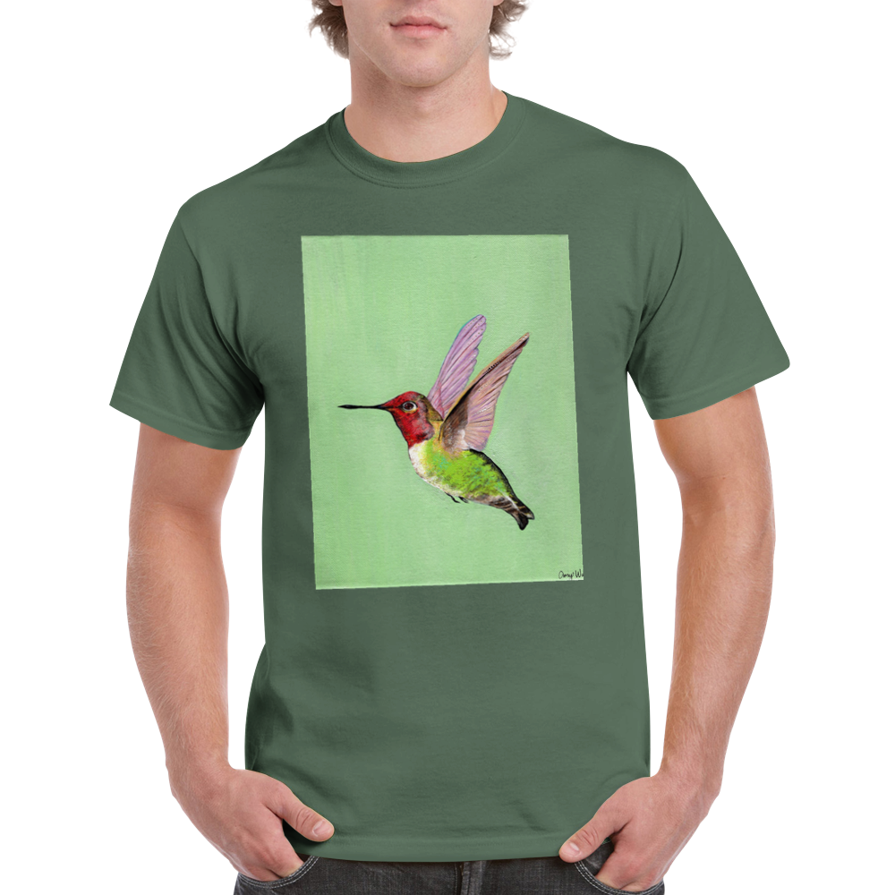 Hummingbird - Heavyweight Unisex Crewneck T-shirt