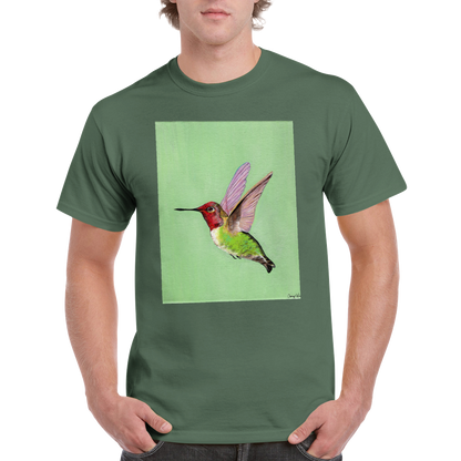 Hummingbird - Heavyweight Unisex Crewneck T-shirt