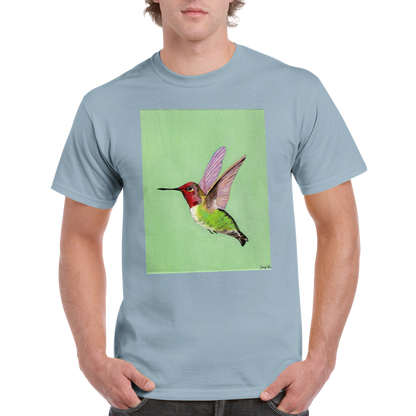 Hummingbird - Heavyweight Unisex Crewneck T-shirt