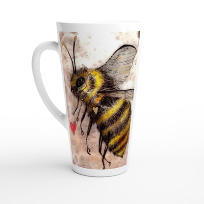 Bee Mug - Latte 17oz Ceramic Mug