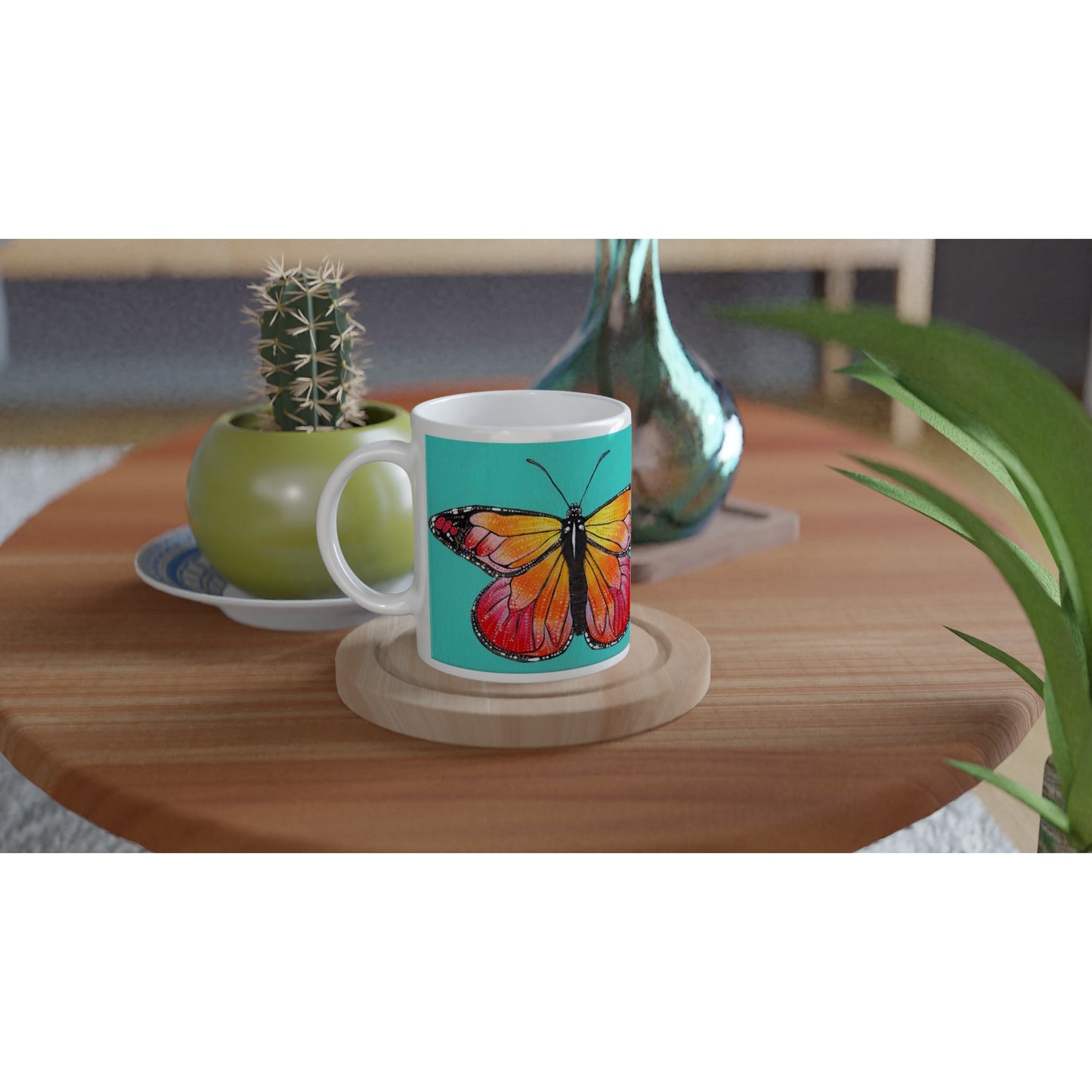 Amy's Butterfly art on a Mug! - 11oz Ceramic Mug