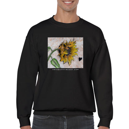 Sunflower Sweatshirt - Classic Unisex Crewneck Sweatshirt