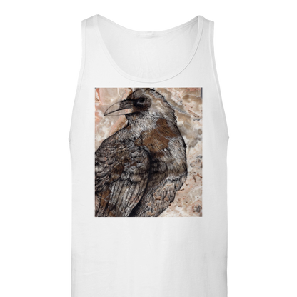 Raven on Stone - Premium Unisex Tank Top