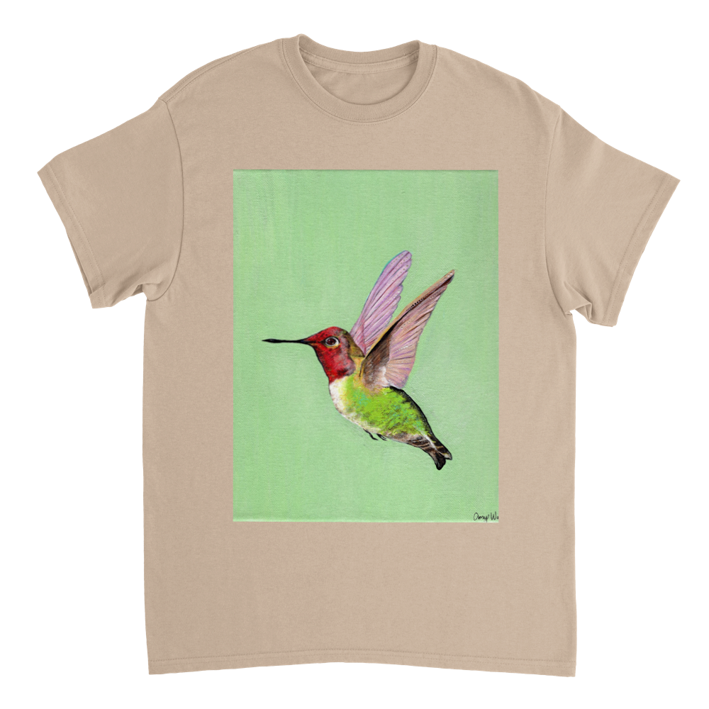 Hummingbird - Heavyweight Unisex Crewneck T-shirt