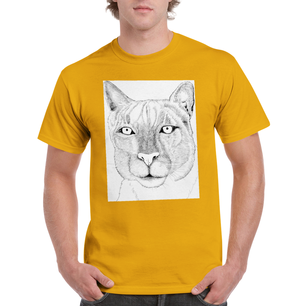 Arizona Mountain Lion - Heavyweight Unisex Crewneck T-shirt