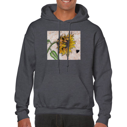 Sunflower on Stone Hoodie - Classic Unisex Pullover Hoodie