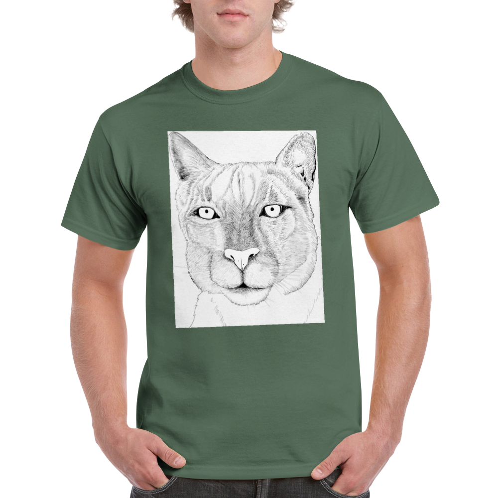 Arizona Mountain Lion - Heavyweight Unisex Crewneck T-shirt