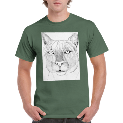 Arizona Mountain Lion - Heavyweight Unisex Crewneck T-shirt