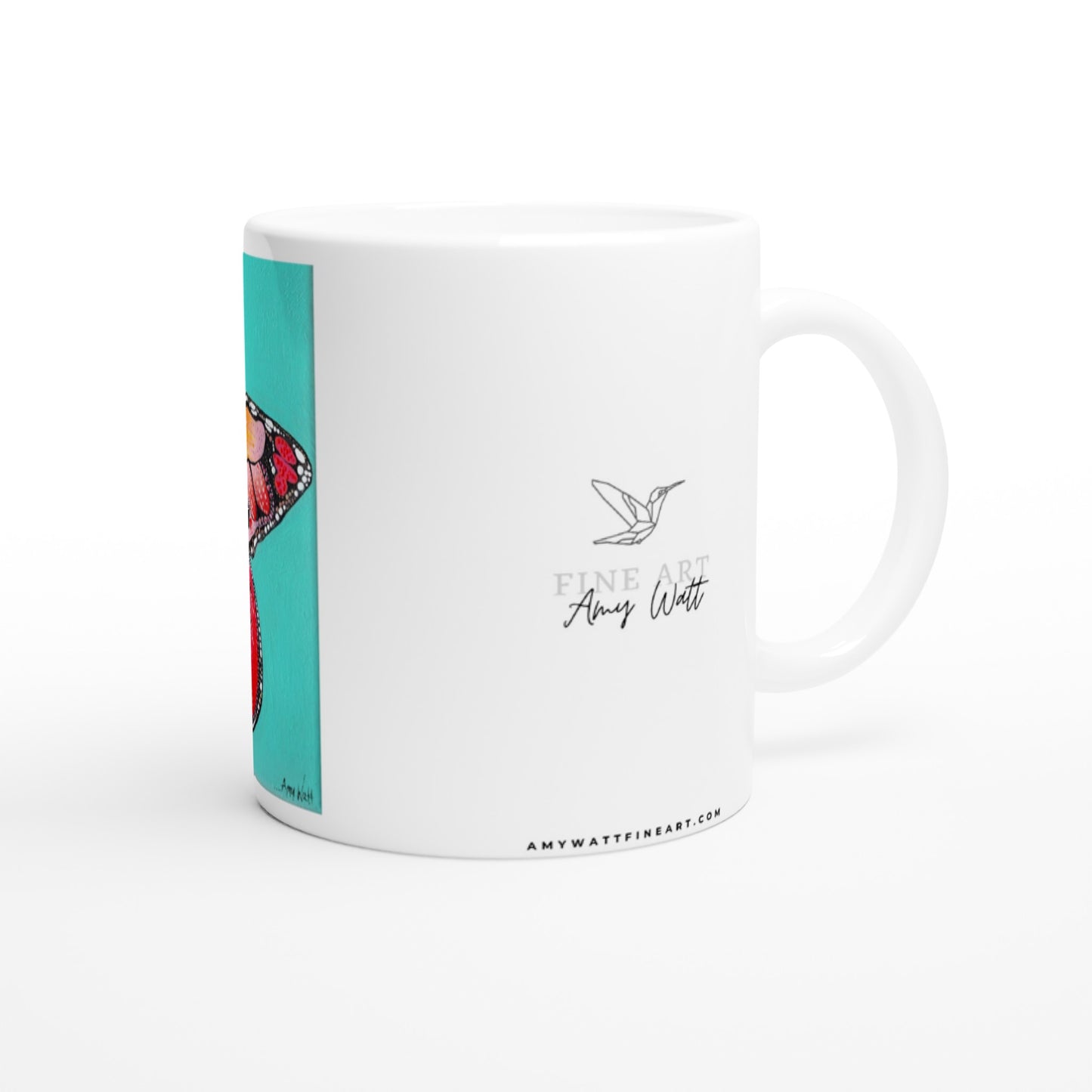 Amy's Butterfly art on a Mug! - 11oz Ceramic Mug